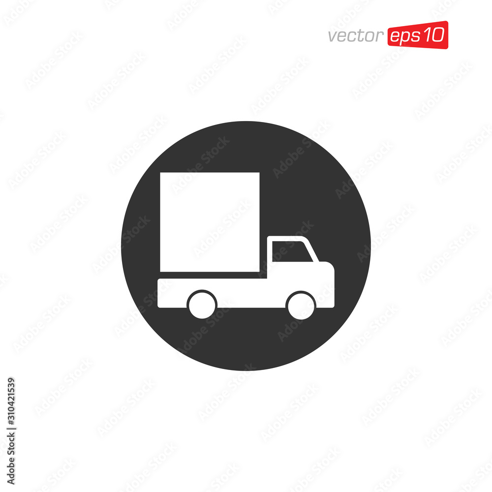Truck Delivery Icon Design Illustration Truck Delivery Icon Design Illustration