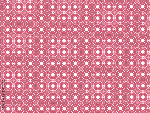 Colorful pink background pattern with symmetric texture