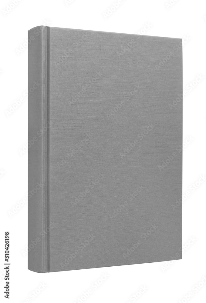 Grey book isolated on white background. Template for designers. Grey book isolated on white background. Template for designers.