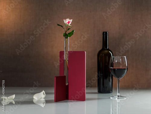 designer boxes and flower stands