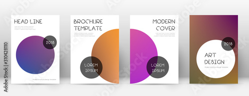 Flyer layout. Trendy wondrous template for Brochur