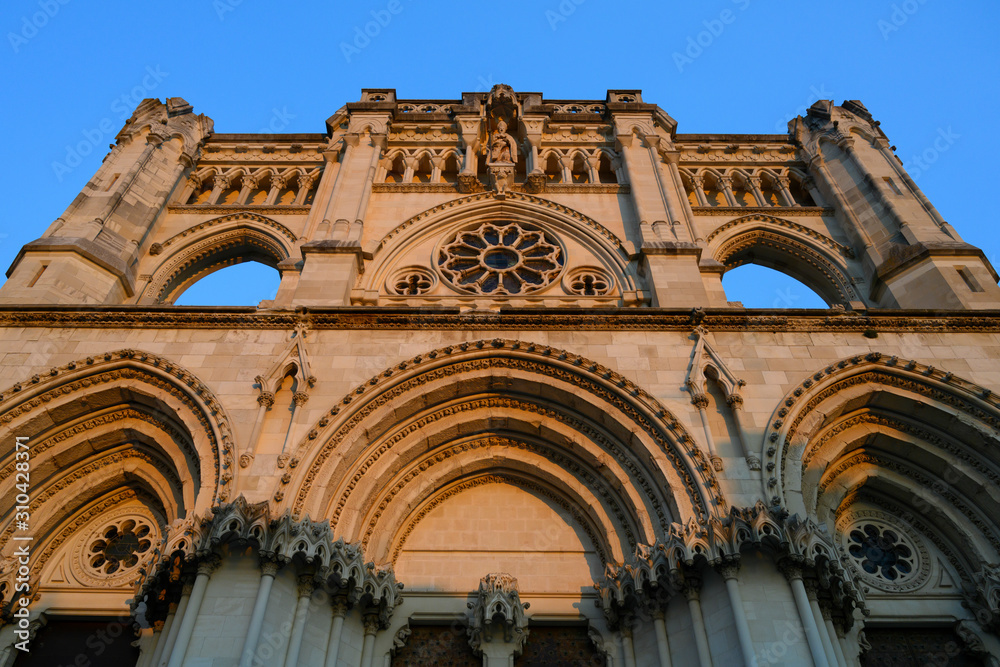 Fa�ade of the Cuenca Cathedral, Cuenca, Cuenca Province, Castilla La Mancha, Spain