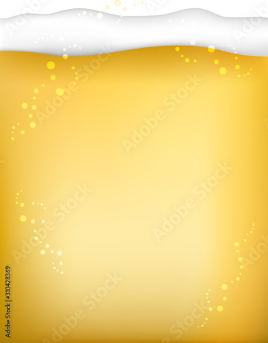フレーム_背景_枠_壁紙_ビール_生ビール_地ビール_発泡酒_ベクター_イラスト_ドリンク_炭酸