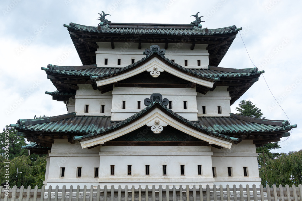 Hirosaki Castle in Hirosaki City, Aomori Prefecture