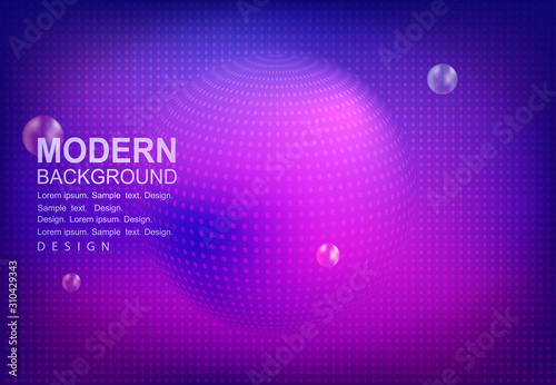 Gorgeous purple hue background with abstract geometric shapes