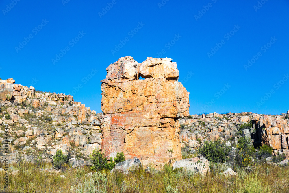 Rock formation that looks like a kissing couple, Cederberg, South Africa
