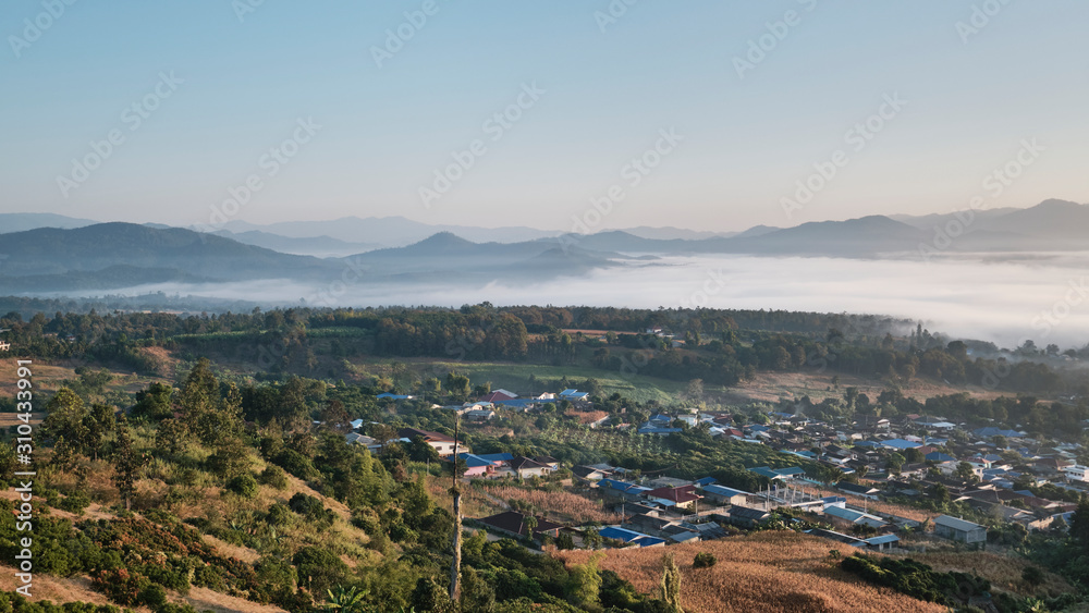 Town of Pai in the morning