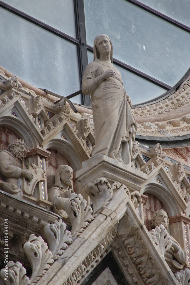 Detail of the Cathedral of Sienna