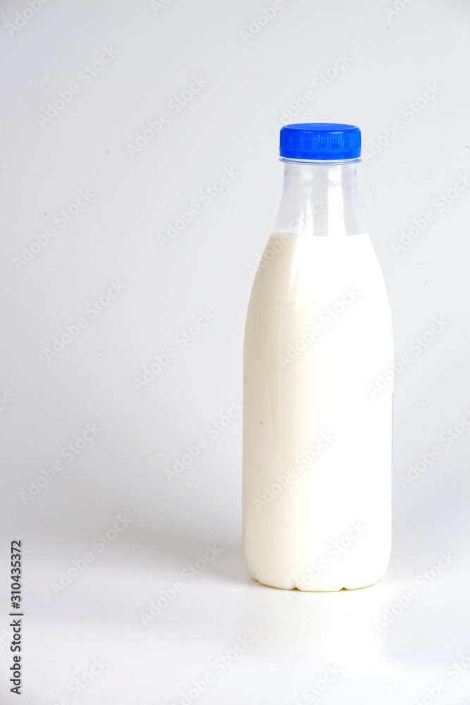 bottle of milk isolated on white background bottle of milk isolated on white background