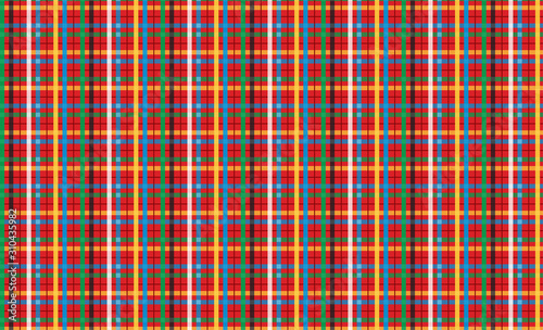 Beautiful pattern of loincloth in many colors.