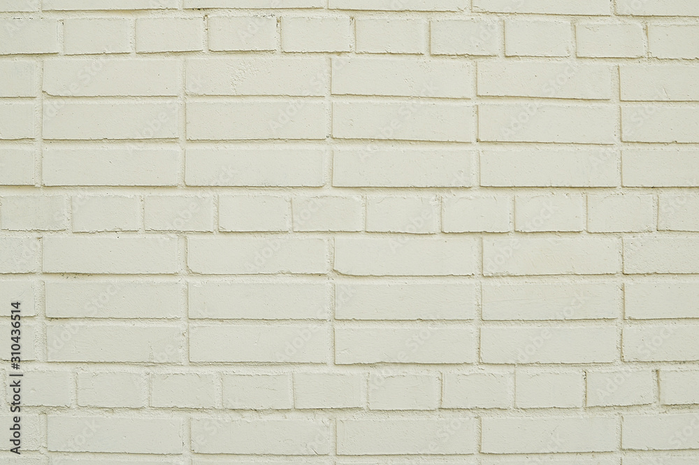 Obraz premium Old white brick wall background