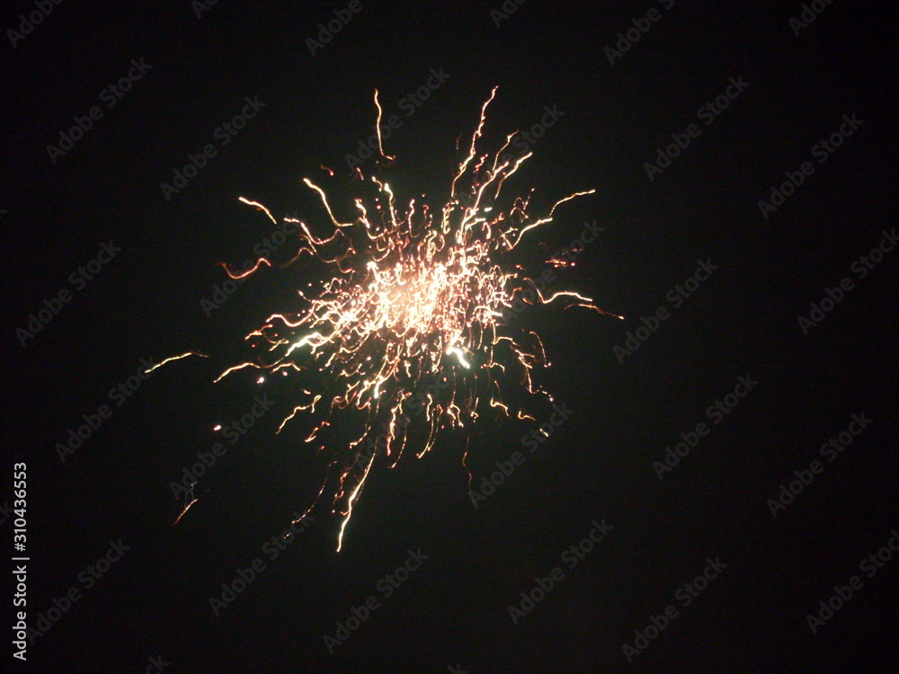 sparkling fire cracker used to celebrate new year sparkling fire cracker used to celebrate new year