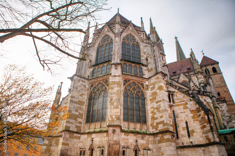 St Peter Cathedral in Regensburg Germany
