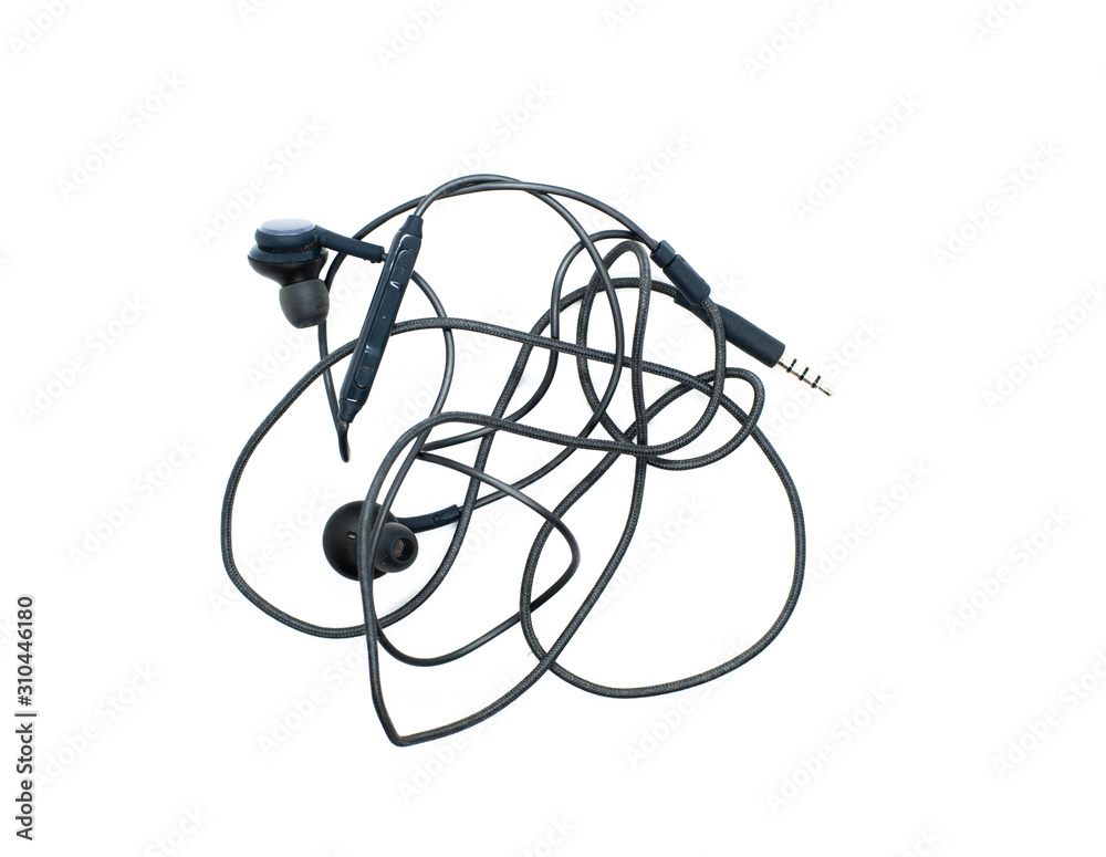 headphones on white background headphones on white background