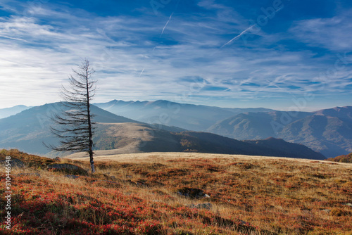 Distant mountains