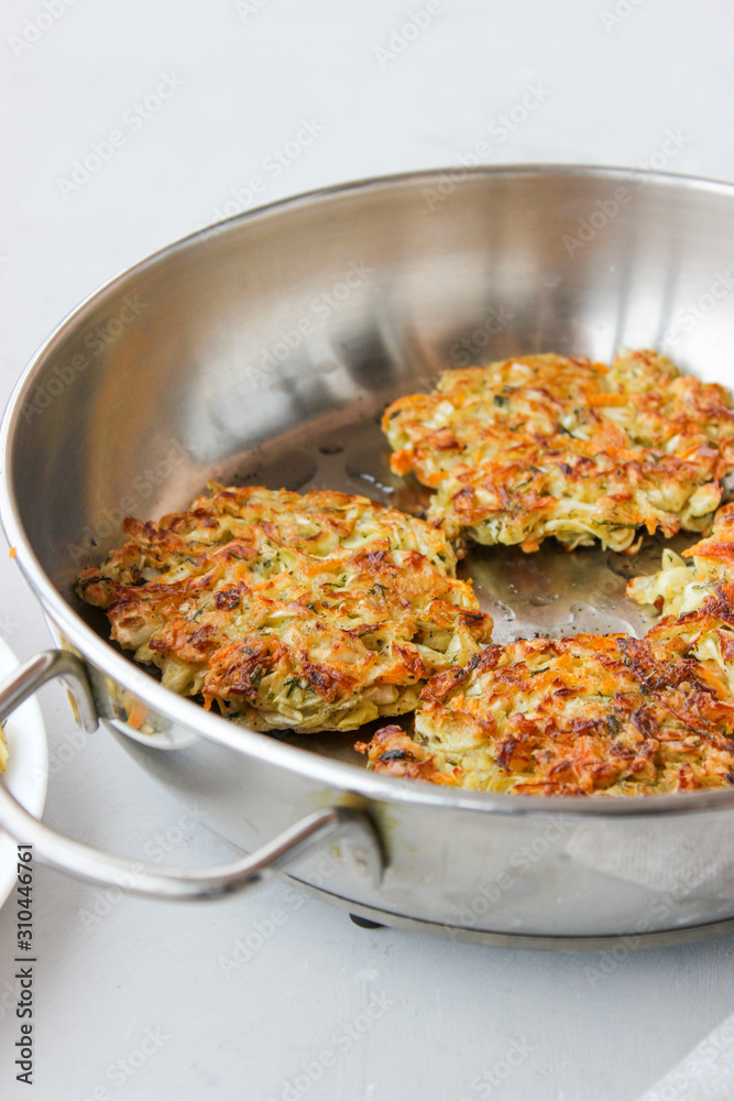 Fried cabbage fritters Fried cabbage fritters