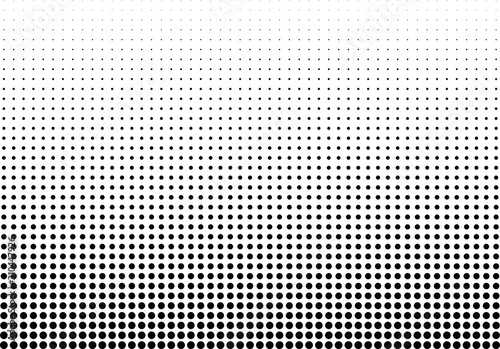 Abstract halftone dotted background. Monochrome pattern with dot and circles.  Vector modern futuristic texture for posters, sites, business cards, postcards, interior design, labels and stickers.