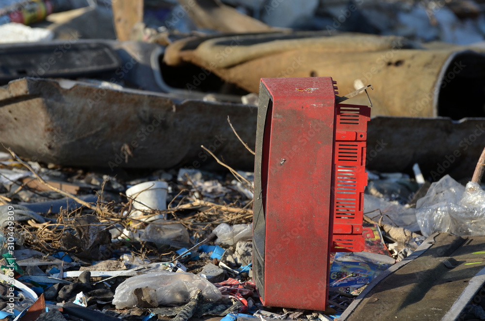 Nature near Ukrainian capital. Trash burning. Air pollution. Environmental contamination. Illegal junk dump. Near Kiev, Ukraine Nature near Ukrainian capital. Trash burning. Air pollution. Environmental contamination. Illegal junk dump. Near Kiev, Ukraine