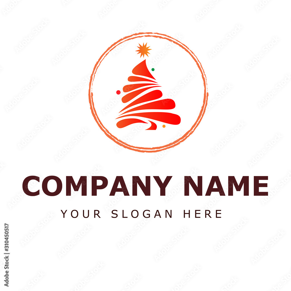 christmas  logo for company