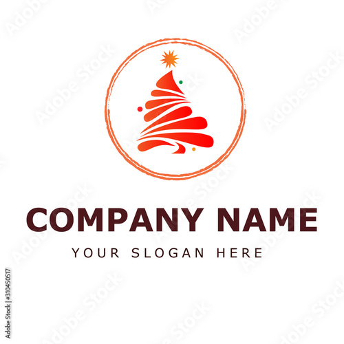 christmas  logo for company
