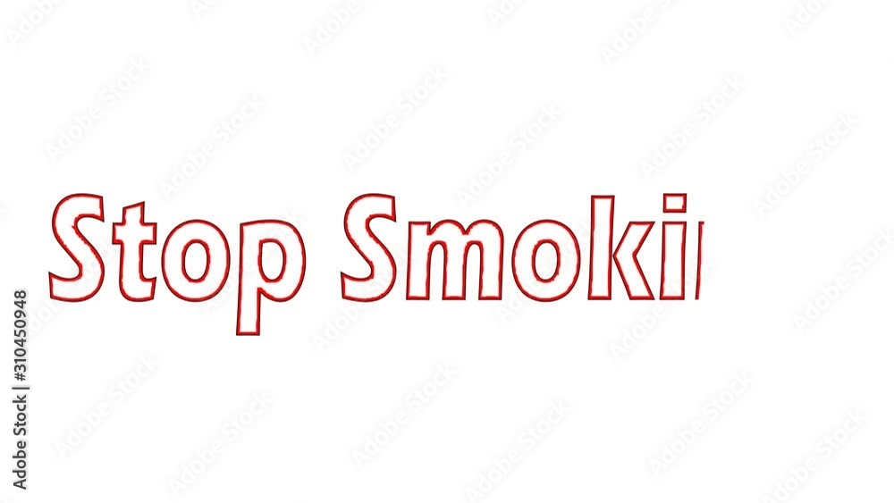 Stop Smoking, concept words drawing on white board. Stop Smoking, concept words drawing on white board.