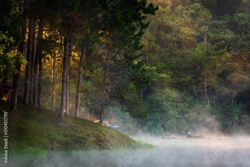 Pang-Ung is a large reservoir located at the top of a high mountain in Mae hong son