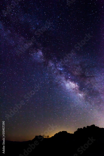 Miky Milky way above Joshua Tree national park