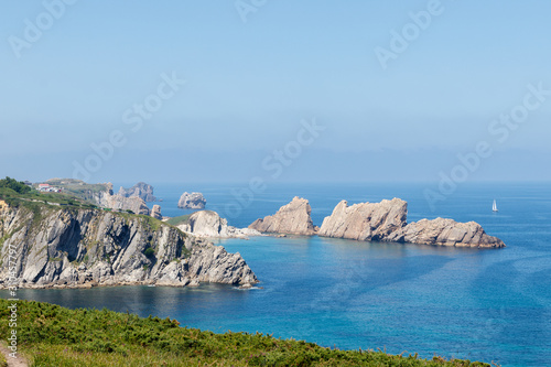 landscape in the north of spain photo