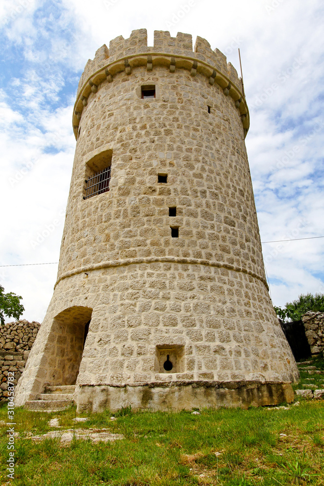 Old Tower at Island Cres Croatia