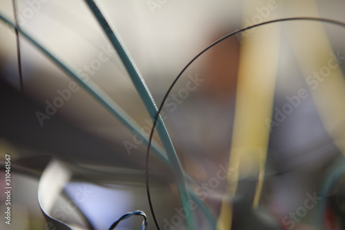 abstract image of cables and wire