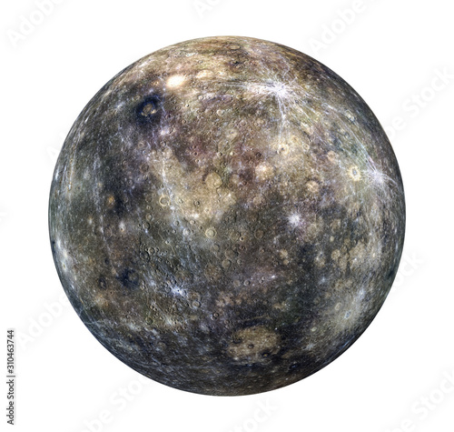 Planet Mercury Isolated photo