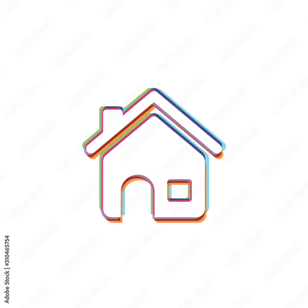 Fototapeta premium Home - App Icon