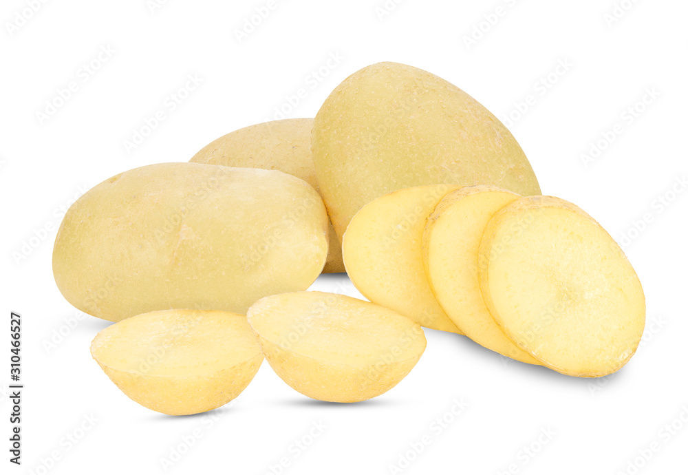 potato isolated on white background