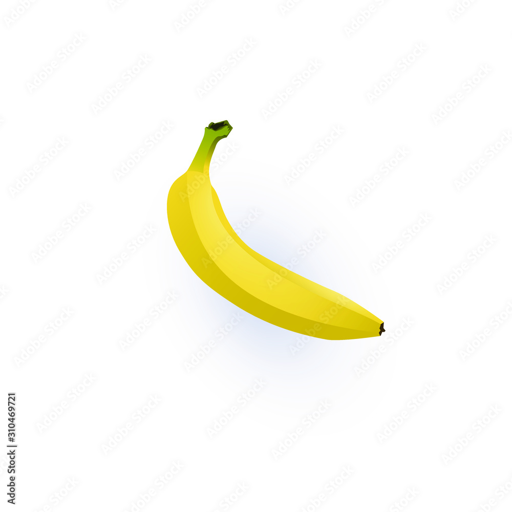 banana gradient color icons logo design sign illustrattion symbol vector graphic fruit simple business company store identity asset element concept
