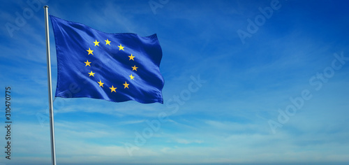 The National flag of European Union