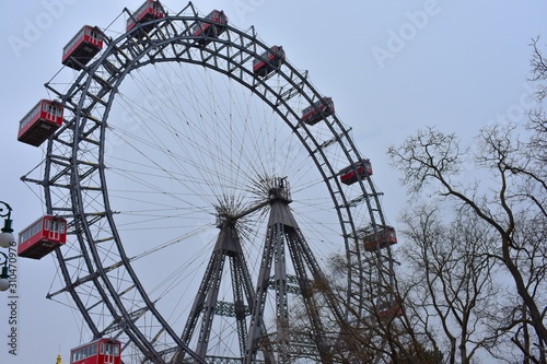 Ferris wheel in the Vienna Prater park
