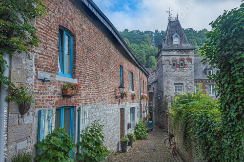 Street in Durbuy, smallest city in the world photo