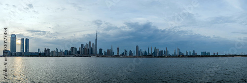 Fényképezés Waterfront view of Burj Khalifa, World Tallest Tower