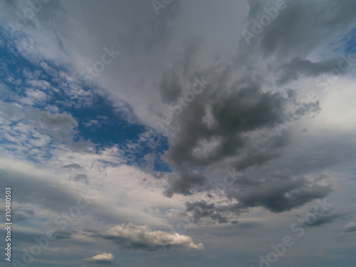 Blue sky with clouds