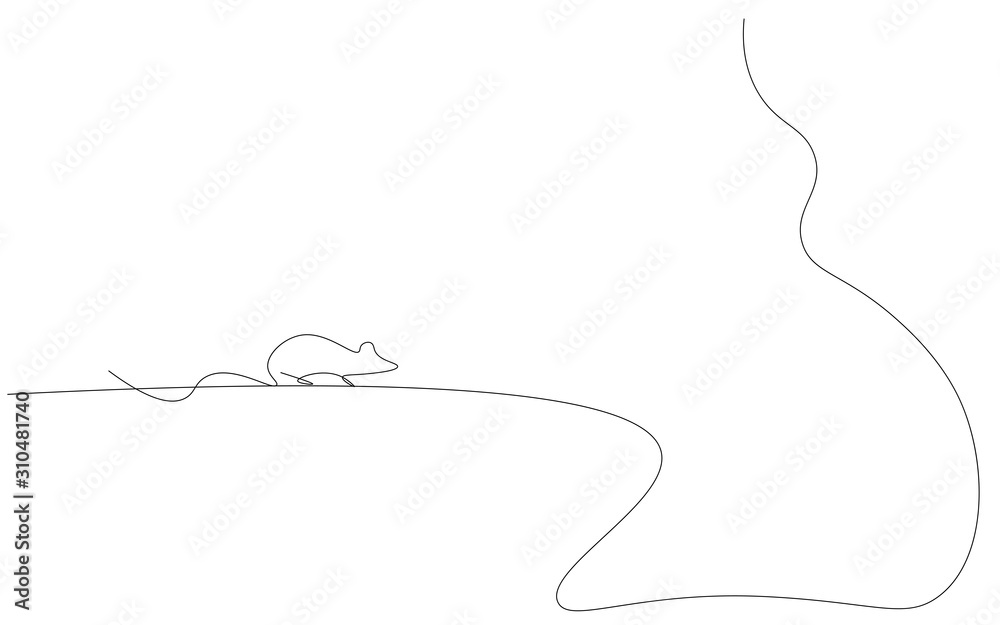Animal background with mouse vector illustration Animal background with mouse vector illustration