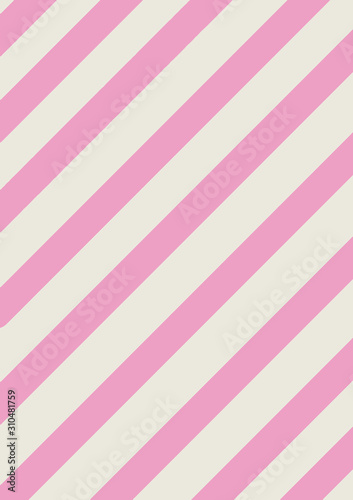 Abstract vertical striped pattern. Pink and gray cute baby print. Background for wallpaper, web page, surface textures. Vector illustration, banner, poster, template for greeting card, scrapbooking