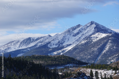 Colorado Scenery   Scenic Colorado Mountains in Early Winter   Fremont Pass  Colorado.