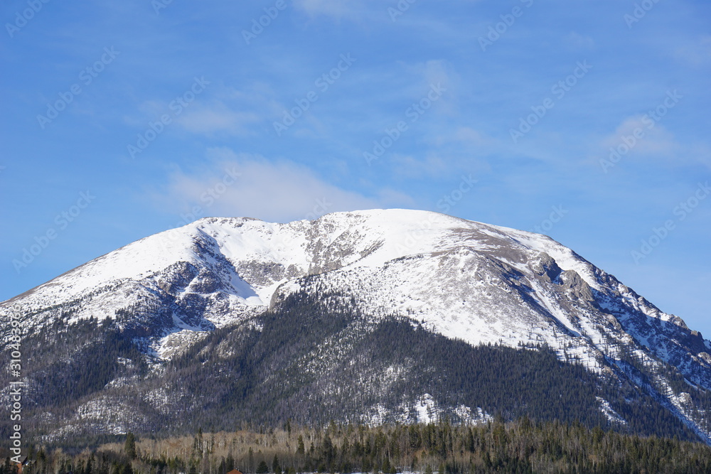  Colorado Scenery. Scenic Colorado Mountains in Early Winter,  Fremont Pass, Colorado.