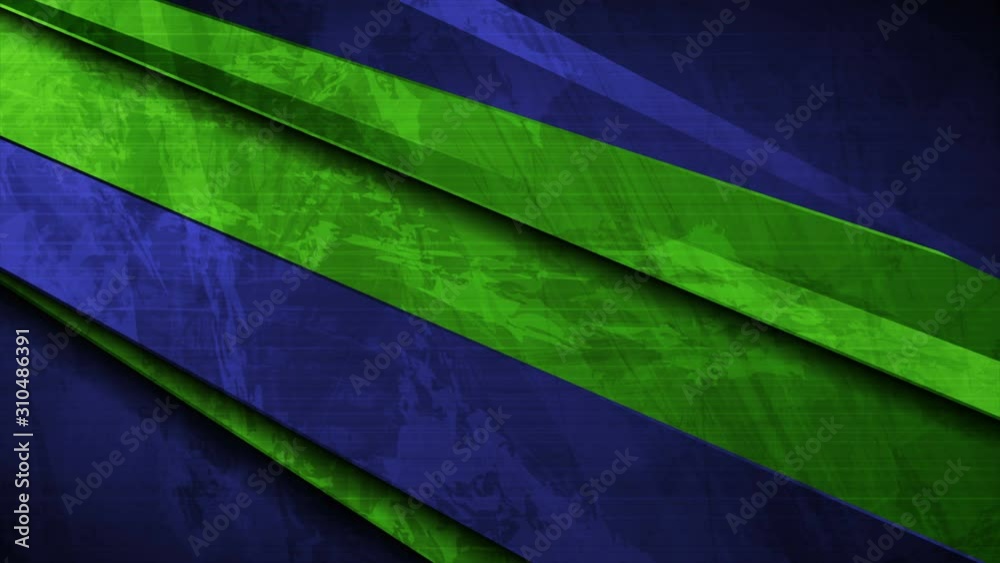 Abstract green and blue grunge stripes corporate material texture ...