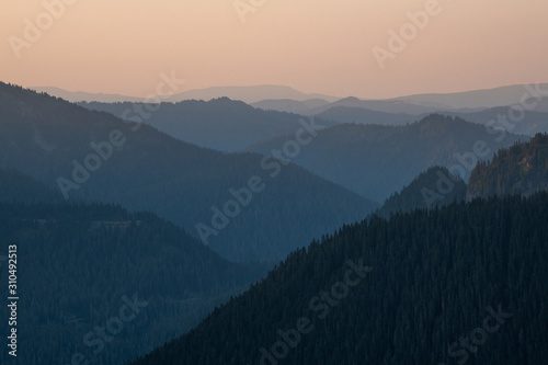 Fototapeta Naklejka Na Ścianę i Meble -  Vista View at Mount Ranier National Park in Washington State