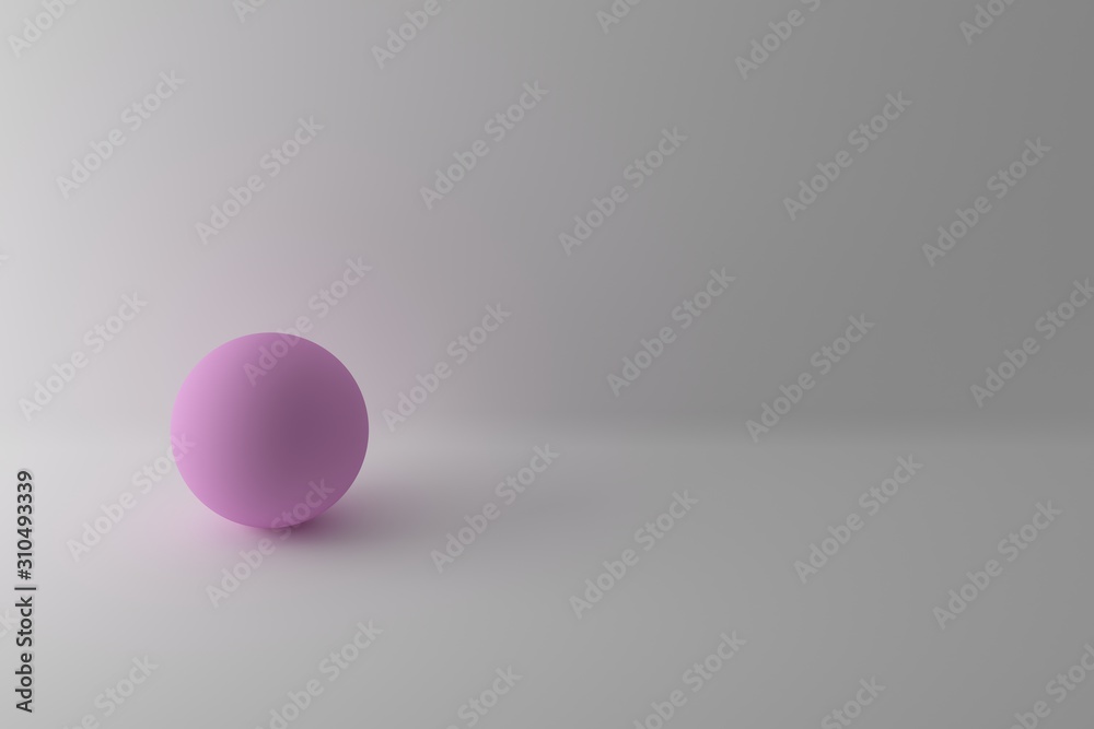 Pink Balls on white background- 3d rendering Pink Balls on white background- 3d rendering