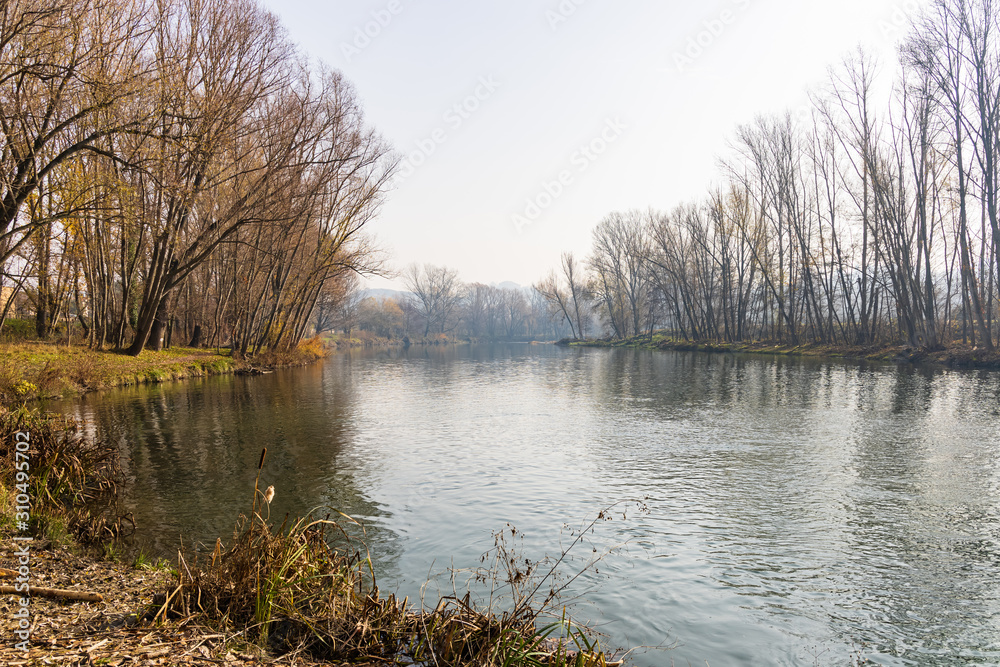 Following the banks of the Ter River