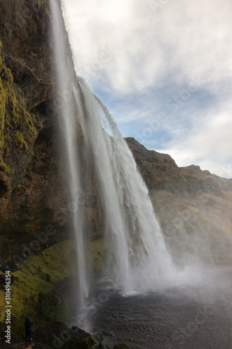 Seljalandsfoss waterfall in the south of Iceland