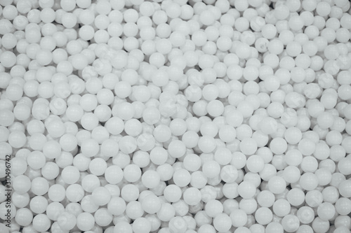 many white round balls texture as background