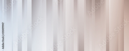 Abstract Horizontal White Background with Vertical Stripes. Vector Minimal Banner. Pearl Colored Sleek Texture